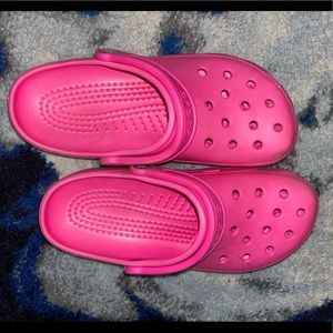 Hot Pink Crocs
